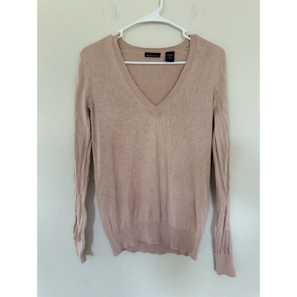 Vintage moda internation silk cashmere sweater Y2K old money luxury soft girl